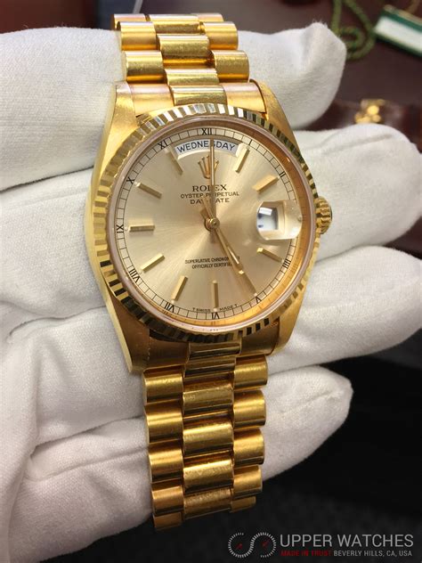 rolex president 18k gold price|Rolex president gold price.